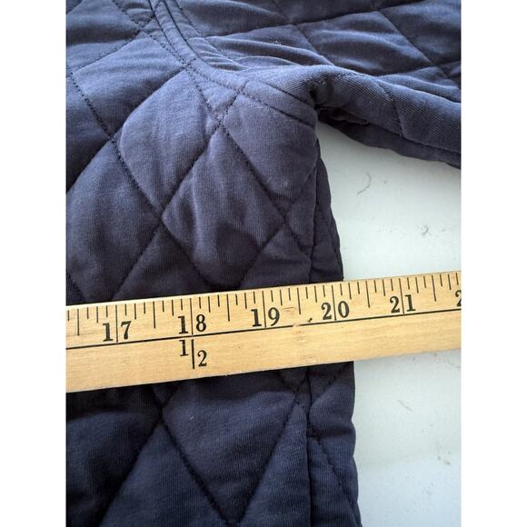 TED BAKER London Coat Jacket Size 4 Blue Quilted Full Zip Front Casual Career - Picture 10 of 14